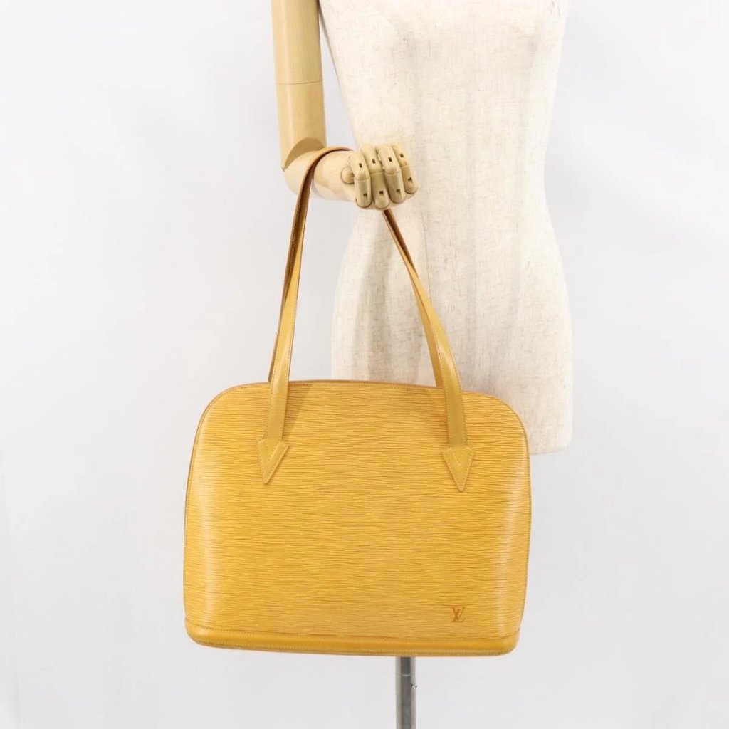 Louis Vuitton Epi Lussac Shoulder Bag Yellow